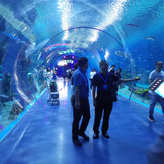 Mba'e acuario oguereko t&uacute;nel y gu&yacute;pe Leyu Factory ovende t&uacute;nel y gu&yacute;pe acr&iacute;lico- Leyu 