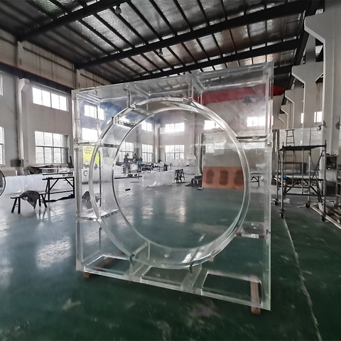 Leyu acrylic ከግኝት ጄሊፊሽ aquarium ጋር አብሮ ይወስድዎታል